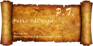 Peltz Tábita névjegykártya